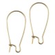 DQ metal kidney earwire 25mm Antique bronze